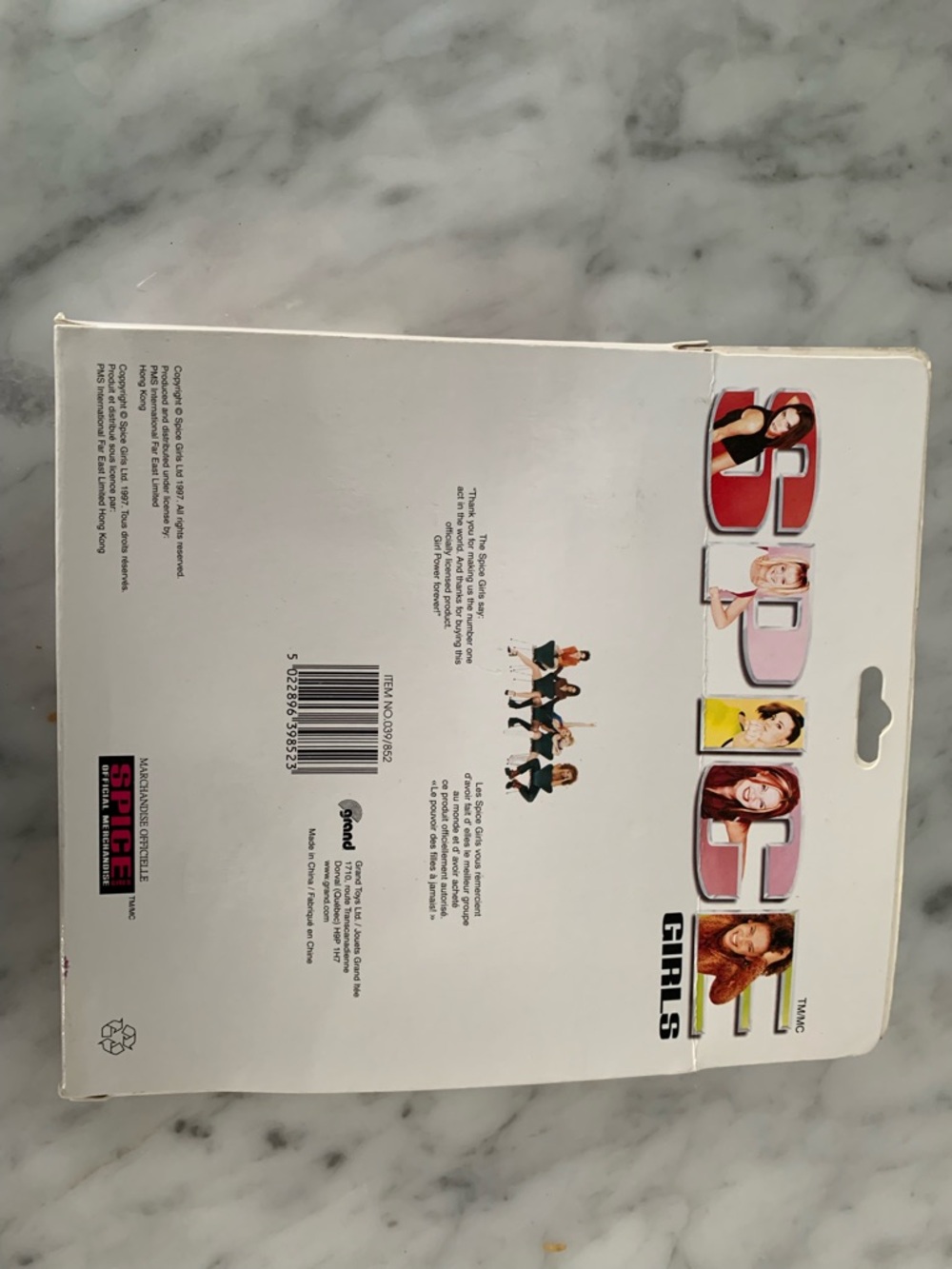 💜❤️💛💙🧡. RARE !! Spice Girls Brush, Comb & Mirror Set - White - Dead Stock - Picture 4 of 8